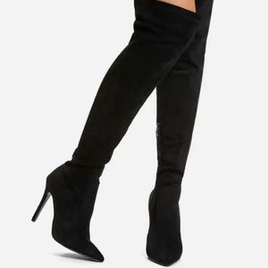 Shein over knee high heel boots